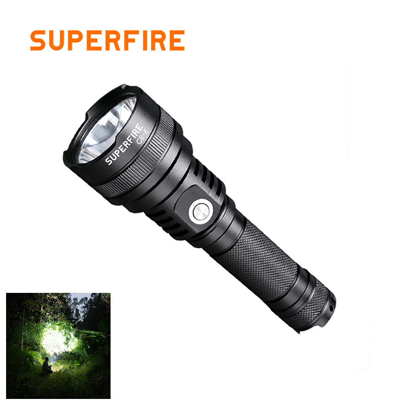 Factory direct sales brightest flashlight high power rechargeable aluminum alloy flashlight