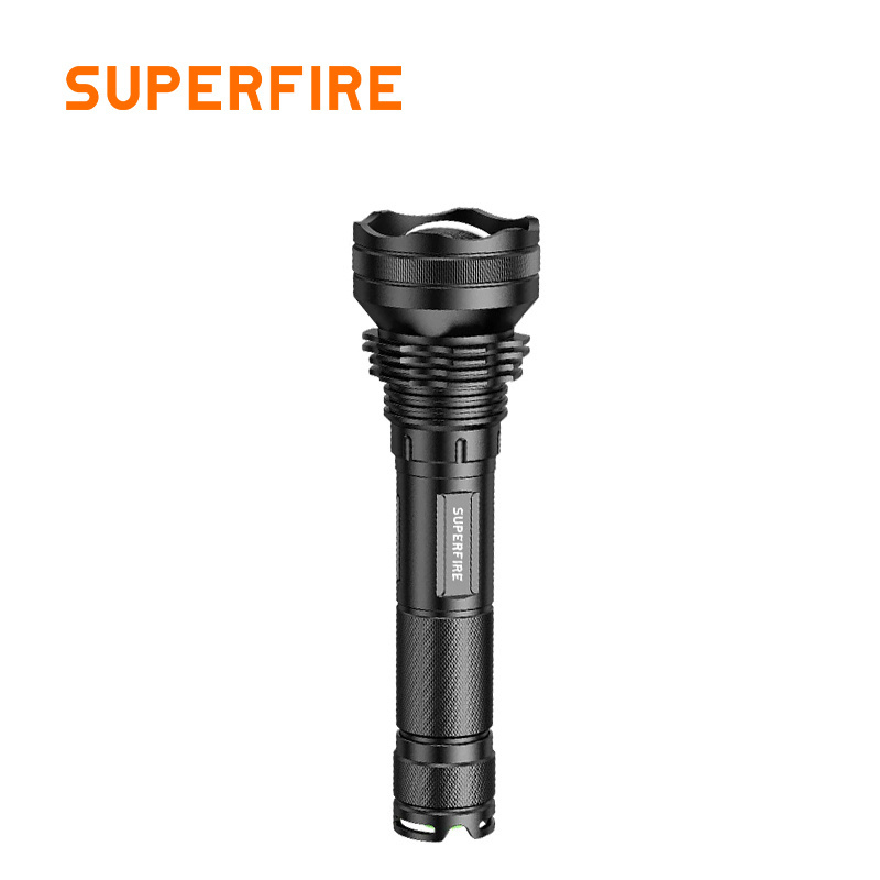 36W Powerful High Lumen Flashlight Long Distance  Long Runtime Zoomable Flashlight