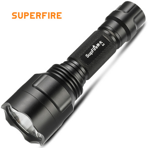 Supfire  torch light XPE hunting flashlight rechargeable 18650 battery led torch flashlight  flashlights