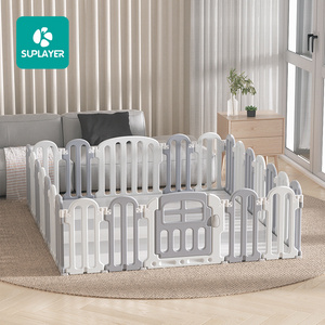 Latest Baby Play Yard Trend Playpen Big Size Luxure Foldable Adult Easy To Carry Plastic Care Safety Fence For Children And Kids