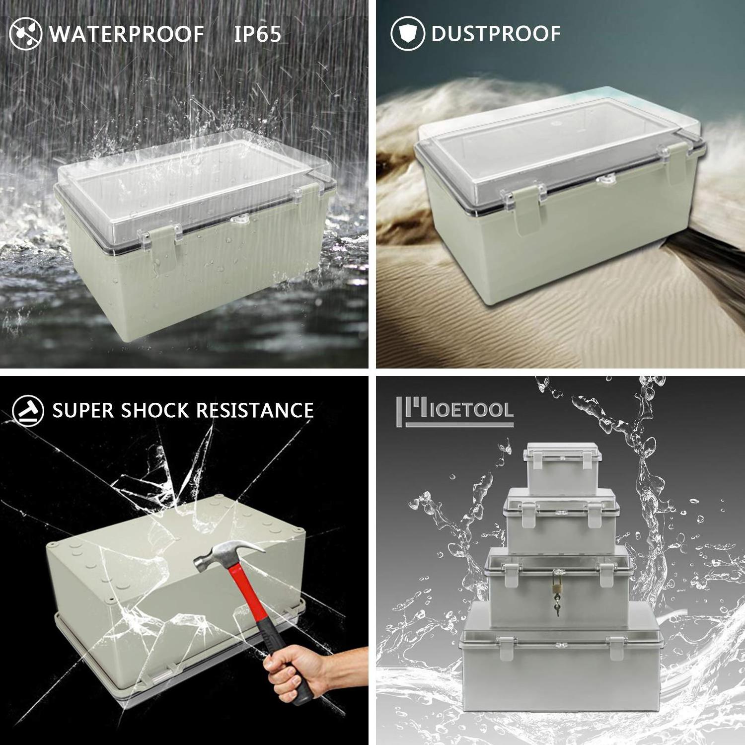 Ip67 Abs Pvc Switch Plastic Enclosure Waterproof Junction Box Control Panel Mcb Distribution Box