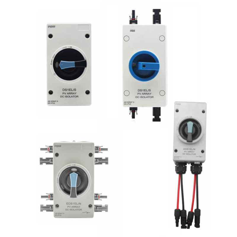 IP66 DC Isolator Switch 4 Pole 32A 1200V 1500V WIth solar connector Isolator Switch For PV System