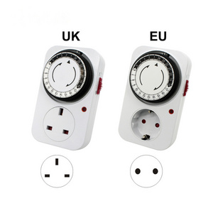 Eu Uk Plug 24h Energy Saving Digital Timer Socket Timing Appointment Automatic Power Off Smart Timers Socket