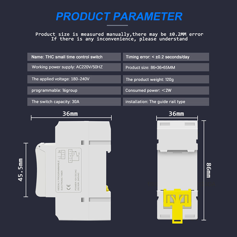 Low Price Digital 15A 12V 24V 110V 220V LCD Weekly Programmable digital timer switch