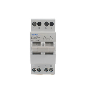 SF219G 40A 63A 400V Modular Changeover Switch MTS Din Rail Dual Power Isolation Switch Manual Transfer Switch