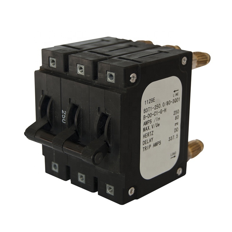 Mcb 1p/2p/3p 6amp-250apm 10A 50A 80A Type C Hydraulic Electromagnetic Circuit Breaker For Equipment