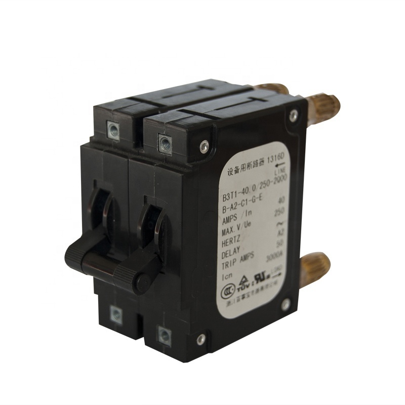 Mcb 1p/2p/3p 6amp-250apm 10A 50A 80A Type C Hydraulic Electromagnetic Circuit Breaker For Equipment