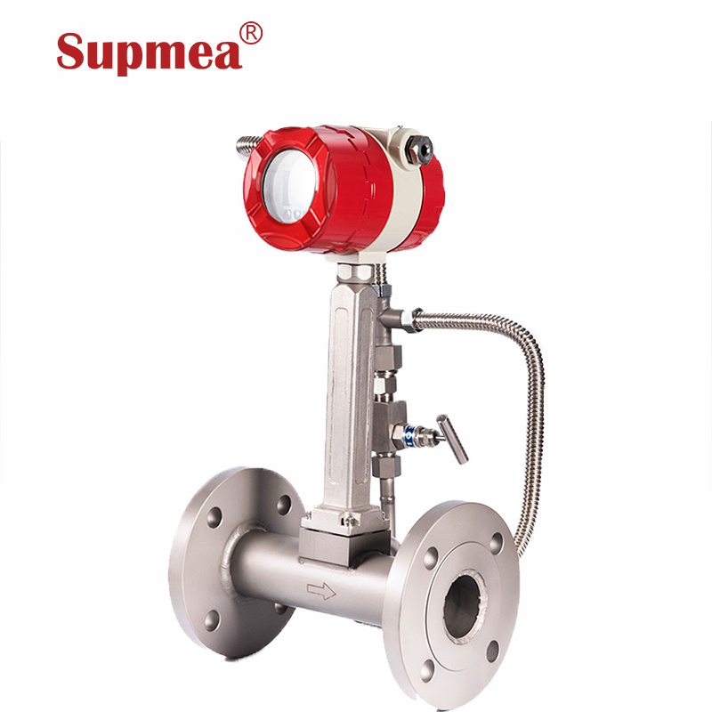 Digital RS485 steam flow measurement air compressed flowmeter vortex flow transmitter flow meter