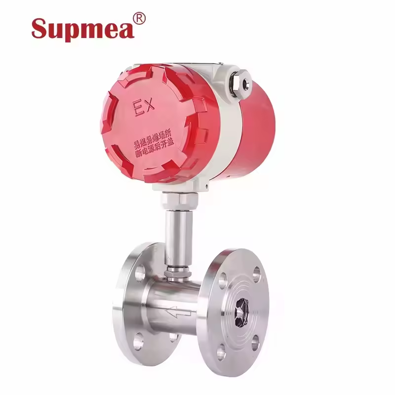 High precision cold water low flow turbine gas flow meter for water fuel diesel gasoline