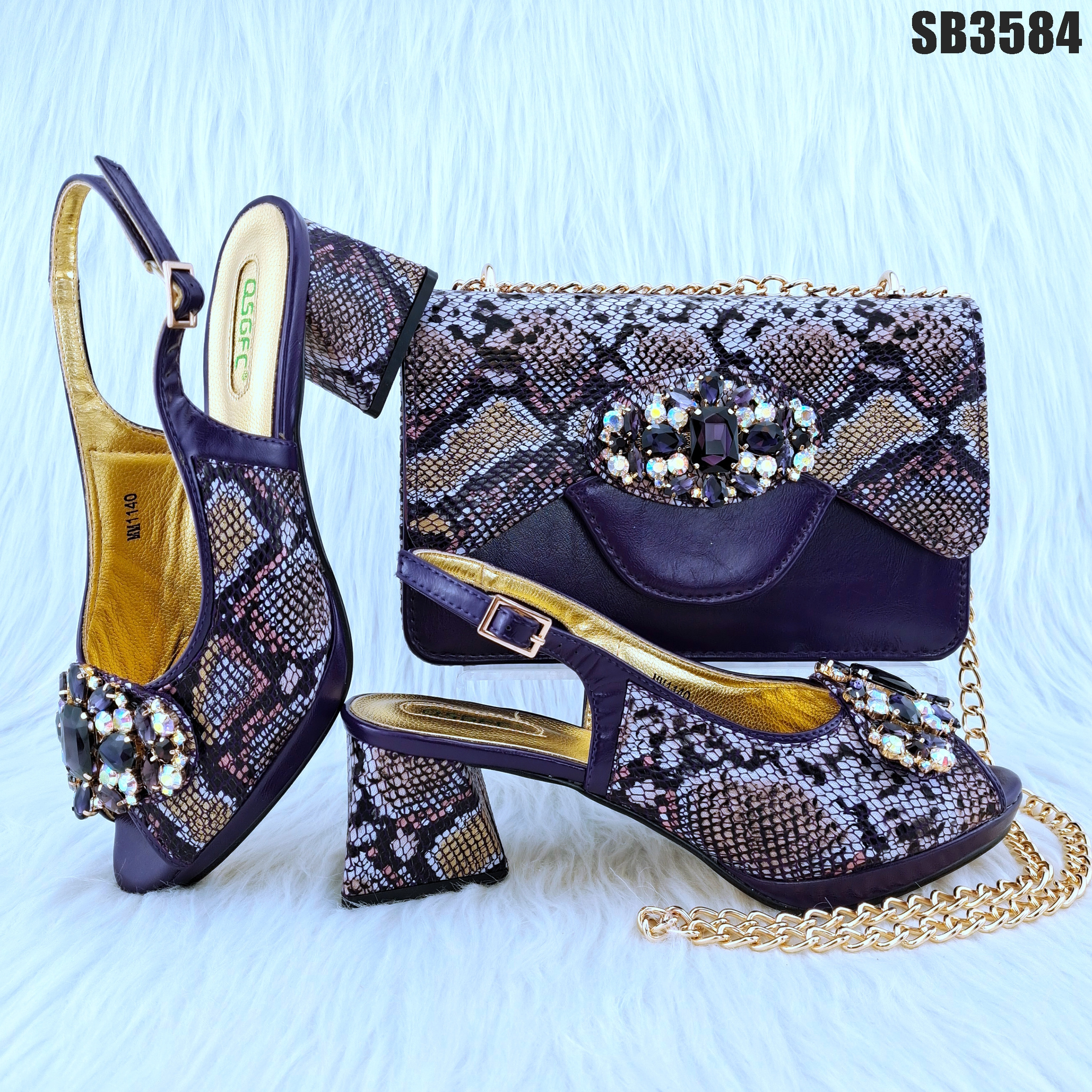 Modern Novel Design Golden Supplier Cheapest Ladies Shoe