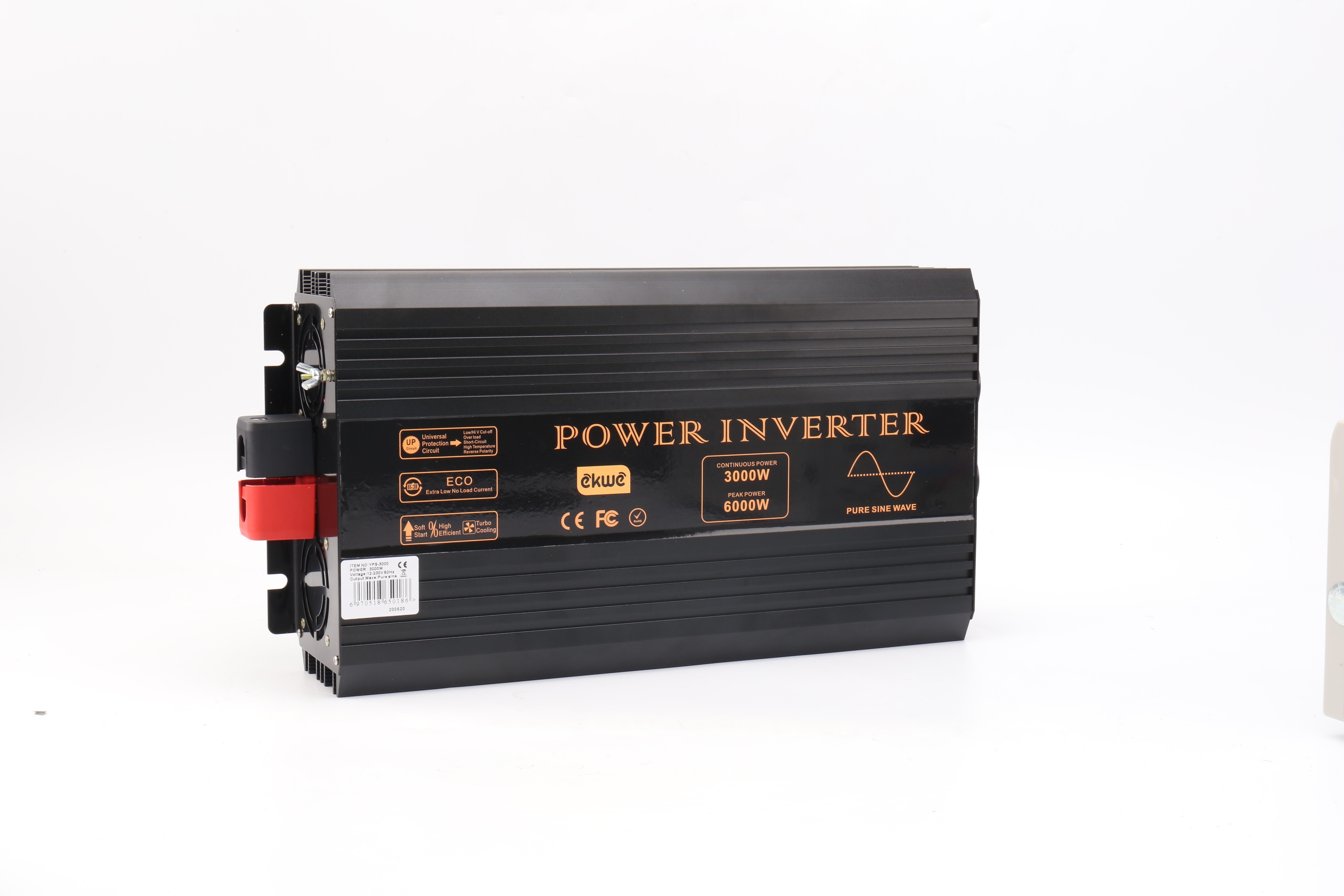 SUPOELE DC 12V 24V 48V To AC 120V 220V 50 60Hz LED Display Pure Sine Wave Power Inverter 3000w For Off Grid Solar Power System