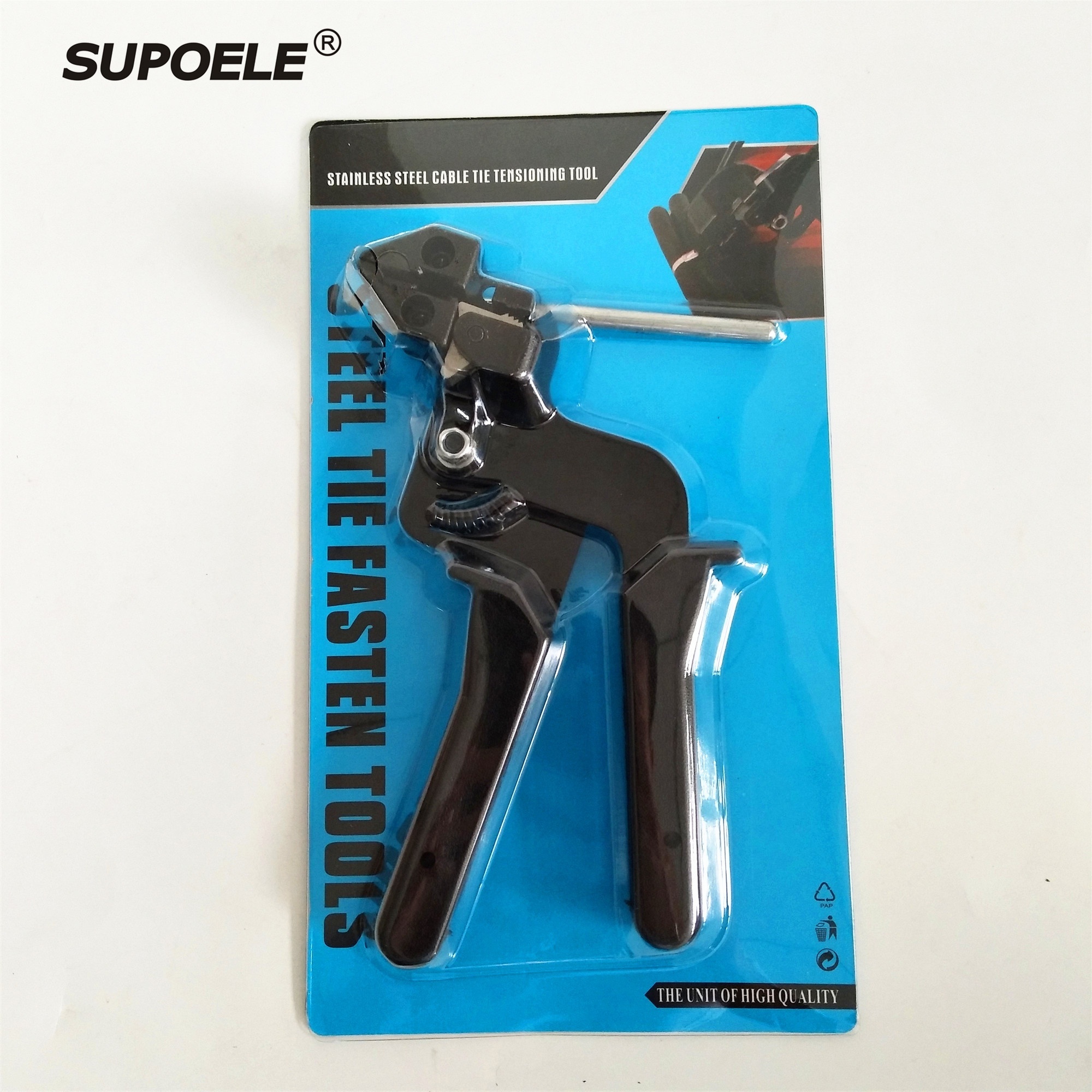 LS-600R Stainless Steel Cable Tie Gun for Tensioning and cutting 4.6-12mm Width Cable Ties Fasten Tool