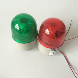 LTE series 220V 110V 24V 12V with Buzzer Green Red Amber LED Flashing & Strobe Mini Warning Light