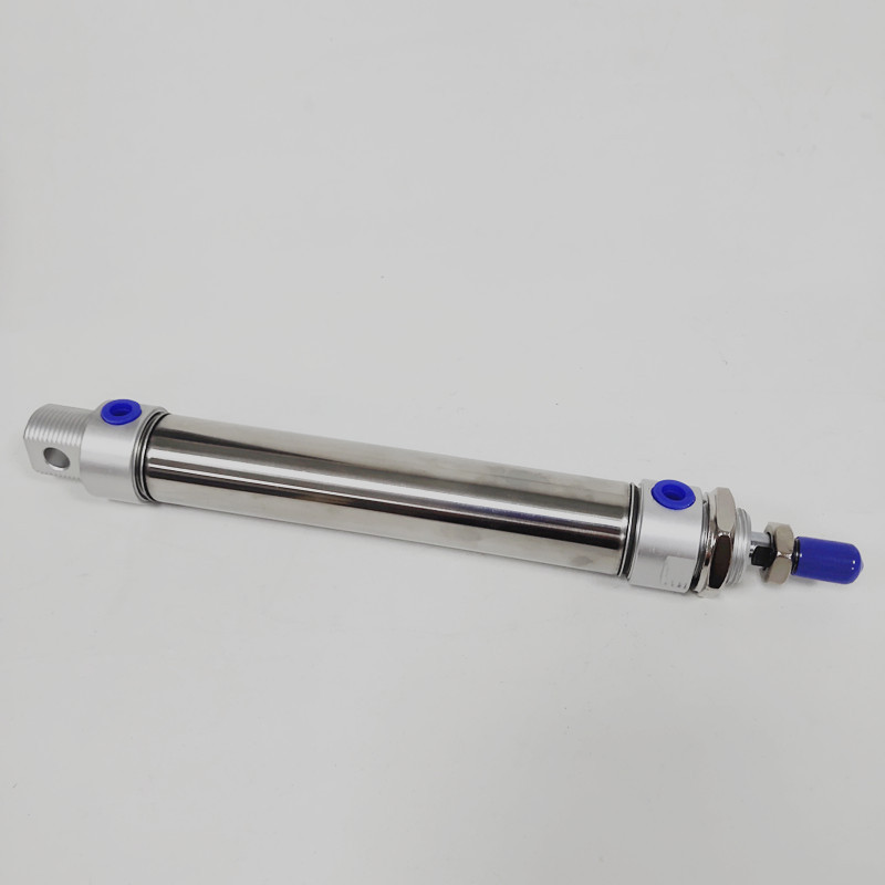 Pneumatic Stainless Air Cylinder 25MM Bore 100MM Stroke MA25X100-S-CA Double Action Mini Round Cylinders