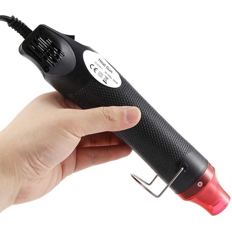 Mini Heat Gun, Electric Phone Repair Heat Tool Compact Hot Air Gun for DIY Embossing Shrink Wrap Drying Paint 110V