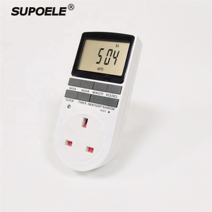 Electronic Digital Time Switch UK Plug In Kitchen Timer Outlet 230V 13A Weekly Daily Programmable Timer Socket