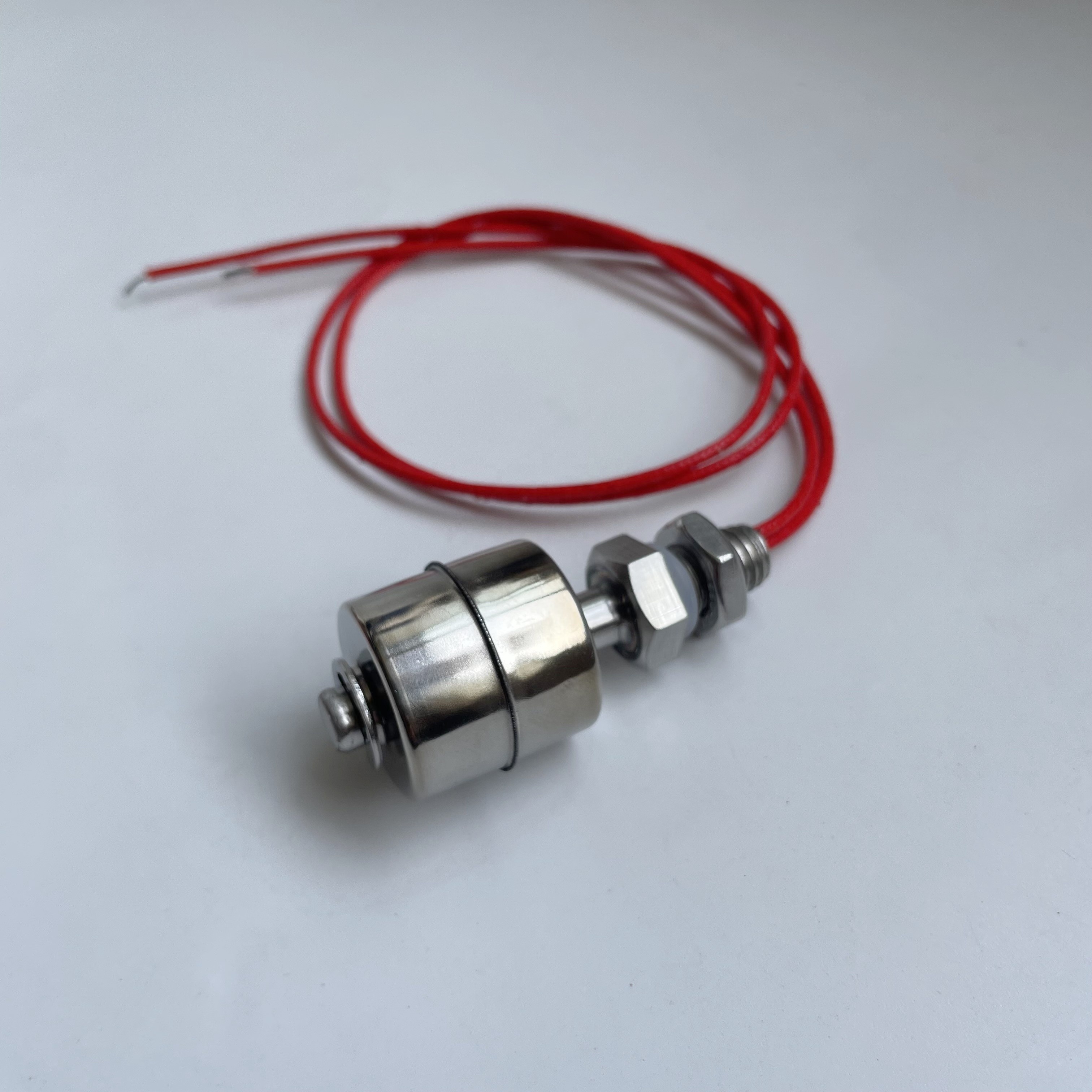 Stainless steel 304 Vertical Float Switch 45mm water tank Liquid Floating Level Sensor Controller with Red Cable wire 400mm