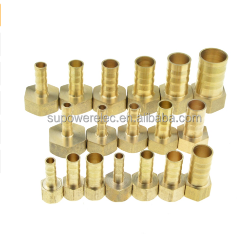 Brass Hose Fitting 6mm 8mm 10mm 19mm Barb Tail 1/8