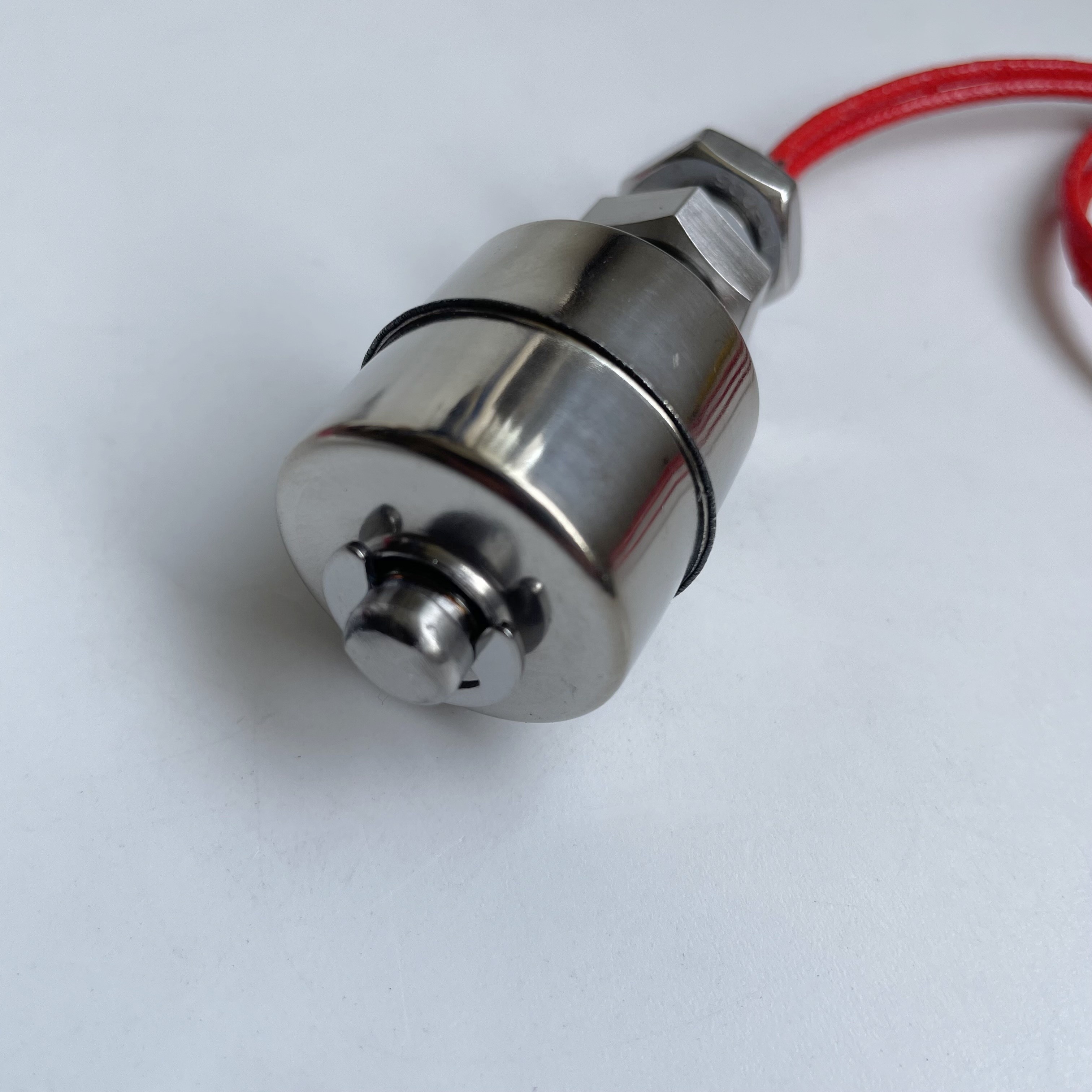 Stainless steel 304 Vertical Float Switch 45mm water tank Liquid Floating Level Sensor Controller with Red Cable wire 400mm