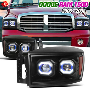 China Manufacturer Supply Custom Auto lighting assembly front led Head Light For Dodge Ram 1500 2006-2008 headlights