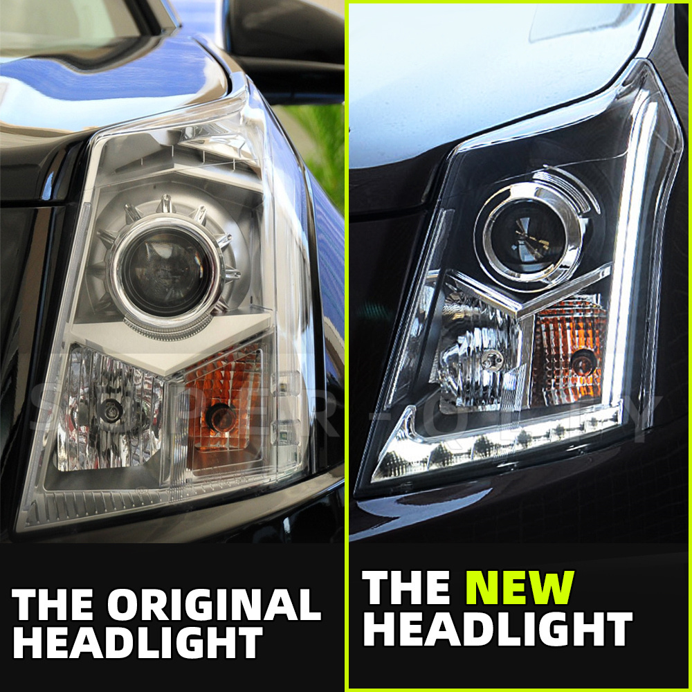 Super Q wholesales modified for  Cadillac srx 2010-2014 headlamp front light   headlight