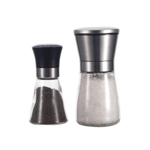 Wholesale Manual Grinder 304 Stainless Steel Pepper Powder Grinding Bottle and Spreading Bottle