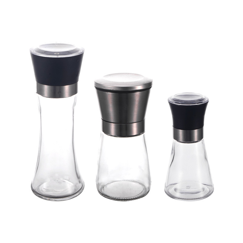 Wholesale Manual Grinder 304 Stainless Steel Pepper Powder Grinding Bottle and Spreading Bottle