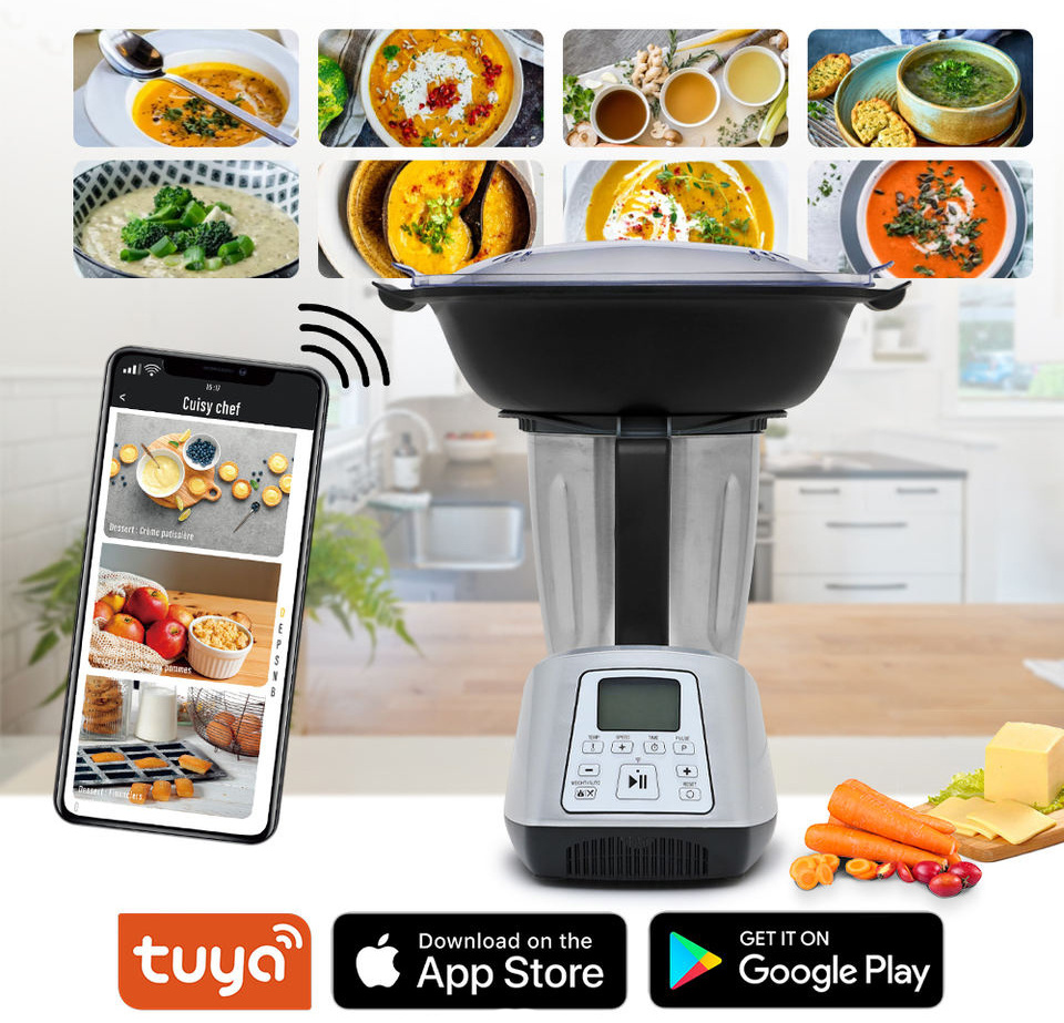 Wifi device Smart Cooker Food Processor Thermo mix Electric Salad Chopper Blender