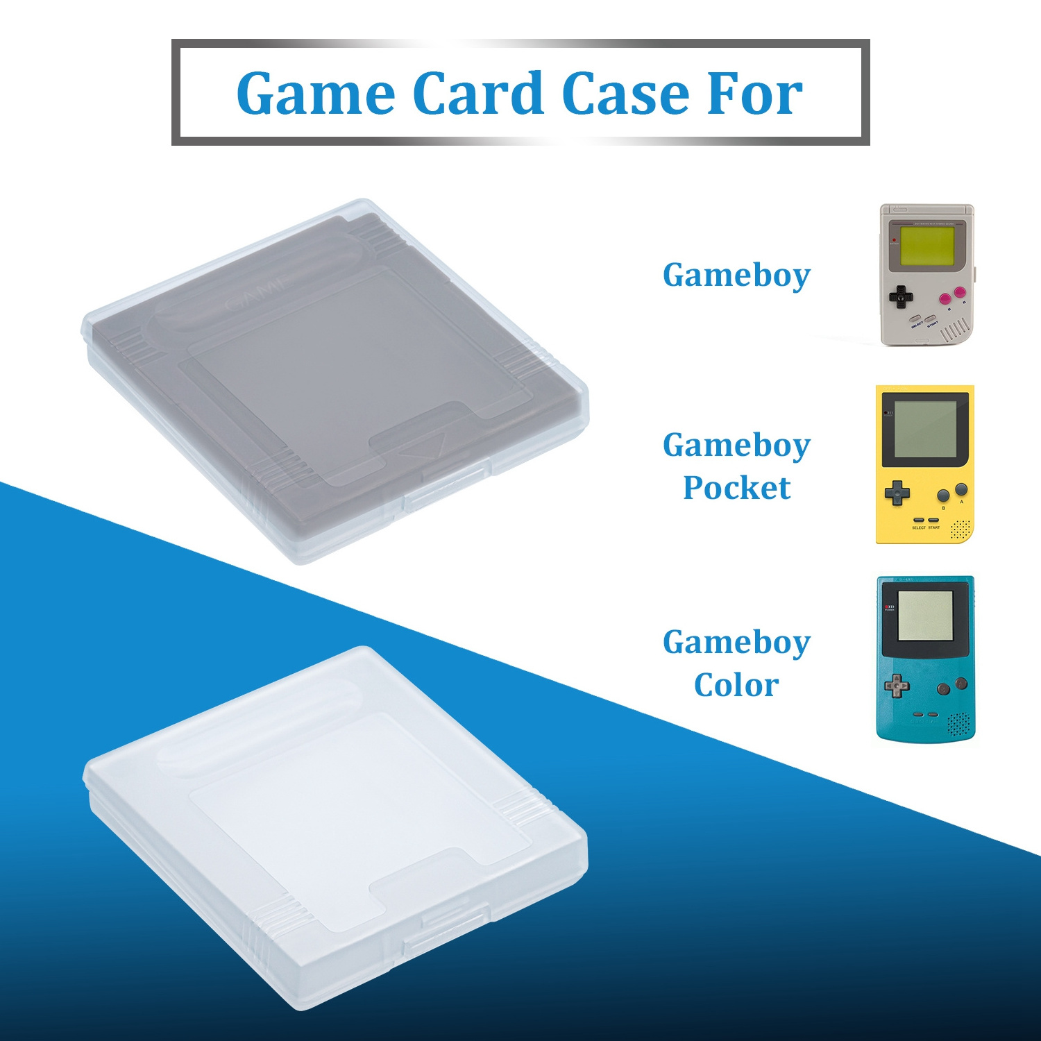 Game Card Case for Nintendo for GameBoy for GB for Game Boy Colour for GBC for Game Boy Pocket for GBP Cartridge