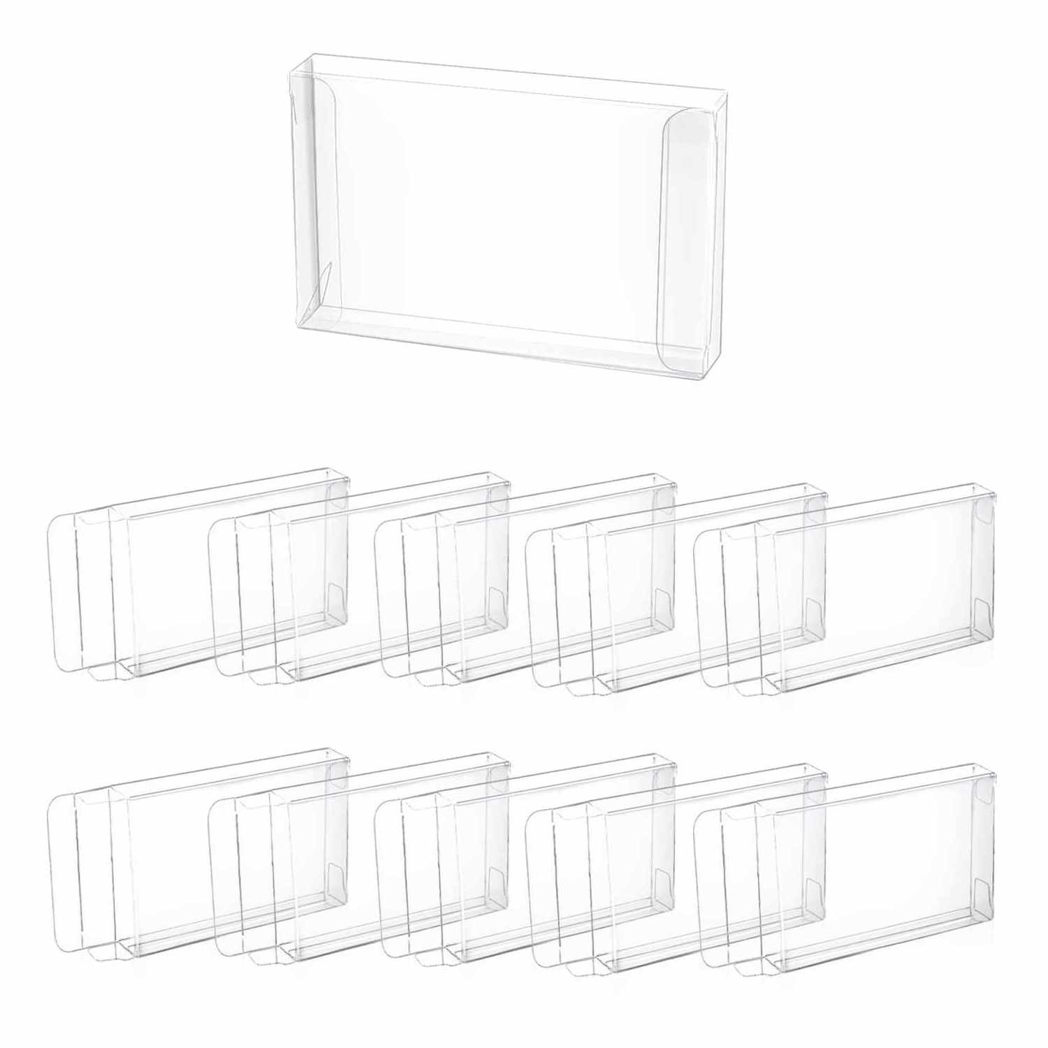 Clear Scratch Resistant Protector Case Cover for Retro for Nintendo SNES Game Cartridge