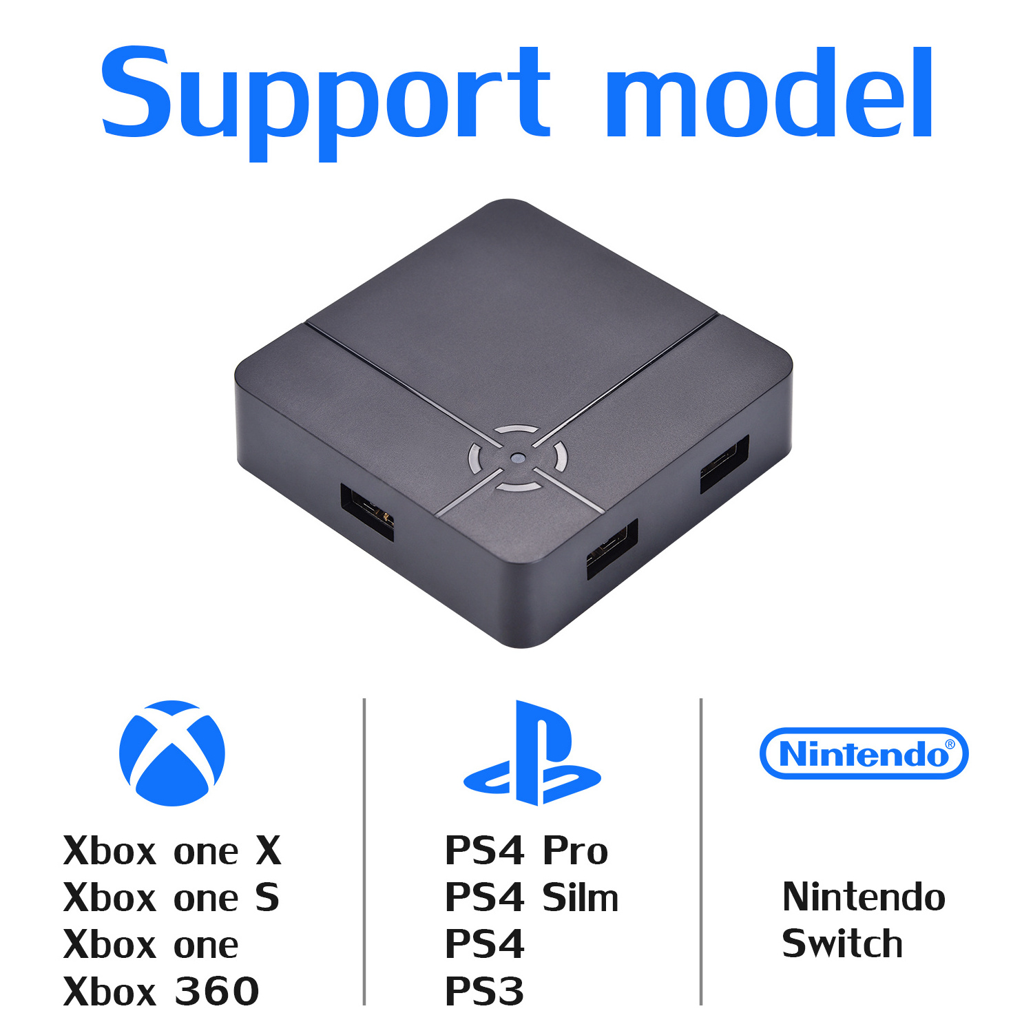 Cross Hair ReaSnow S1 Latest Gaming Adapter Converter For PS4 Pro/PS4 Slim/PS4/PS3/Xbox One X/S/360/Nintendo Switch