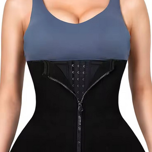 Latex Waist Trainers Vest for Women Plus Size Waist Cincher Corset Fajas Triple Belts 3 Hooks 9 Steel Bones fitness corset