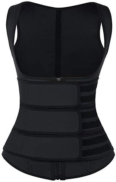 Latex Waist Trainers Vest for Women Plus Size Waist Cincher Corset Fajas Triple Belts 3 Hooks 9 Steel Bones fitness corset