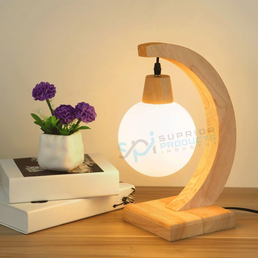 High Quality Eye Protection Wood Table Lamp College Student Dormitory Adjustable Study Wood Table Lamp