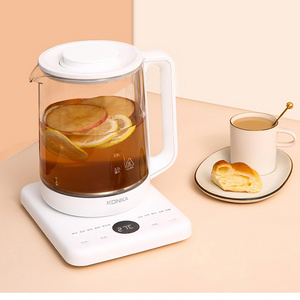 Multifunctional Touch Control Electric Kettle High Borosilicate Glass Visual Electric Kettle Glaze Health Pot Tea Kettle