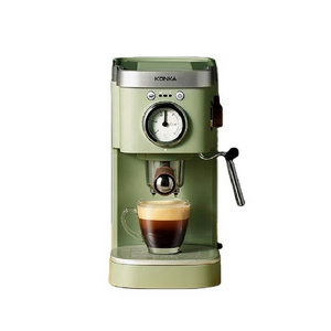 KONKA Italian semi-automatic capsule coffee machine household retro fancy milk bubble mini coffee powder dual purpose machine