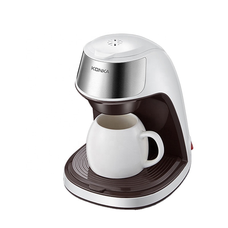 Konka home drip coffee machine office small coffee pod machine portable mini American coffee machine