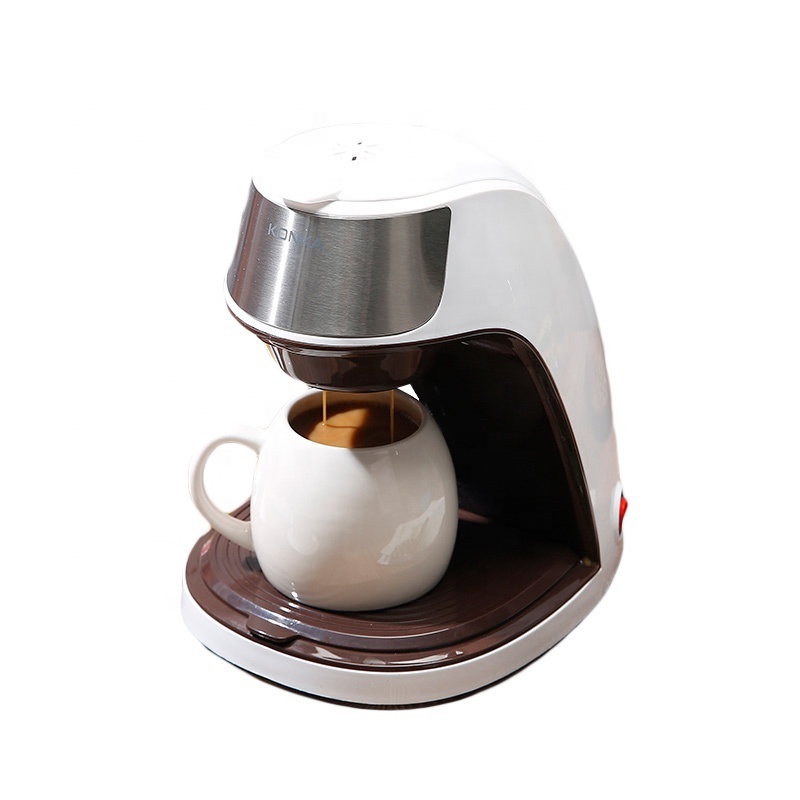 KONKA Free white Cup Tea Coffee Maker Machine Filter Coffee Machine