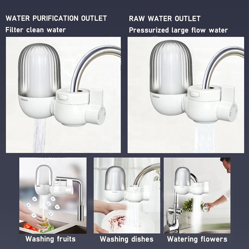 New Design Tap Water Filter under sink for tap Activated Carbon Faucet Water purifier filter Washable Cartridge