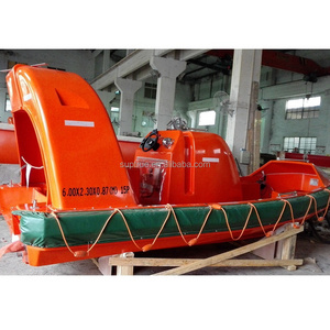 Widely used Solas 15 Persons FRP Open Type Fast Rescue Boat high speed for sale