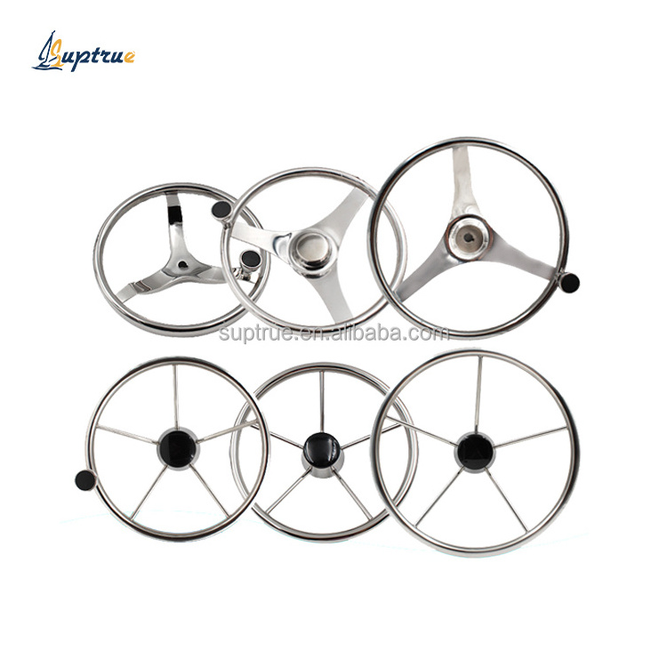 Stainless Steel Marine Fishing Boat Yacht Ship Steering Wheel for Boat Marine