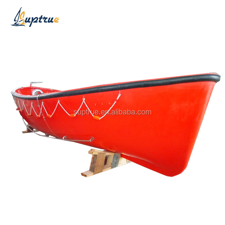 SOLAS Regulations Marine Open Type Fiberglass Lifeboat for sale