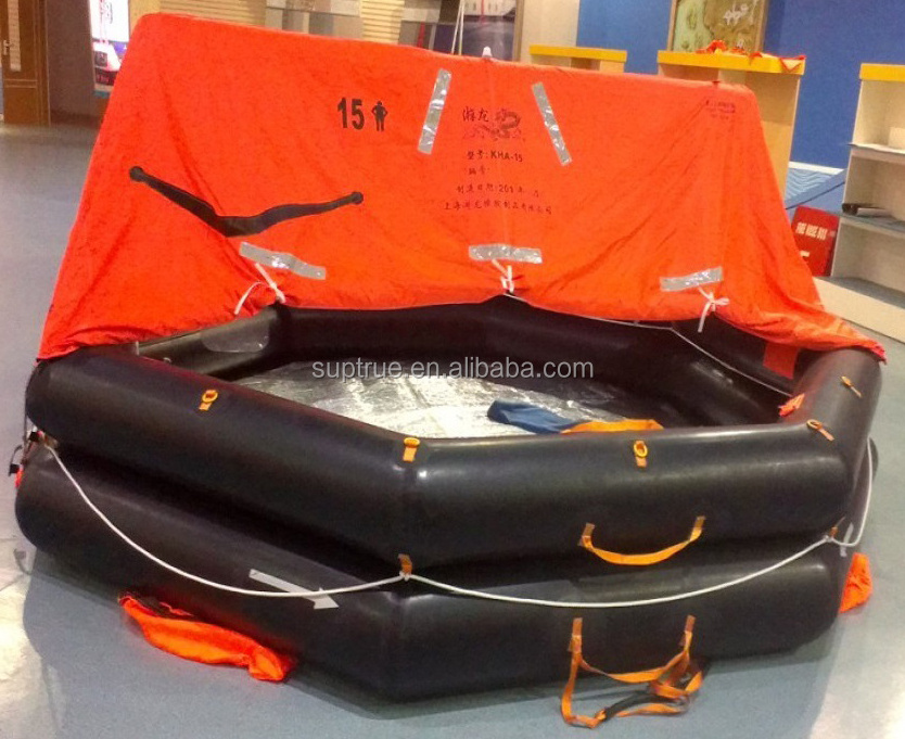 Marine 6 to 25 Person self inflating life raft