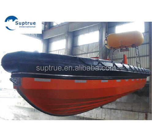 6M SOLAS fiberglass fast rescue boat for sale , marine life boat , rescue boat