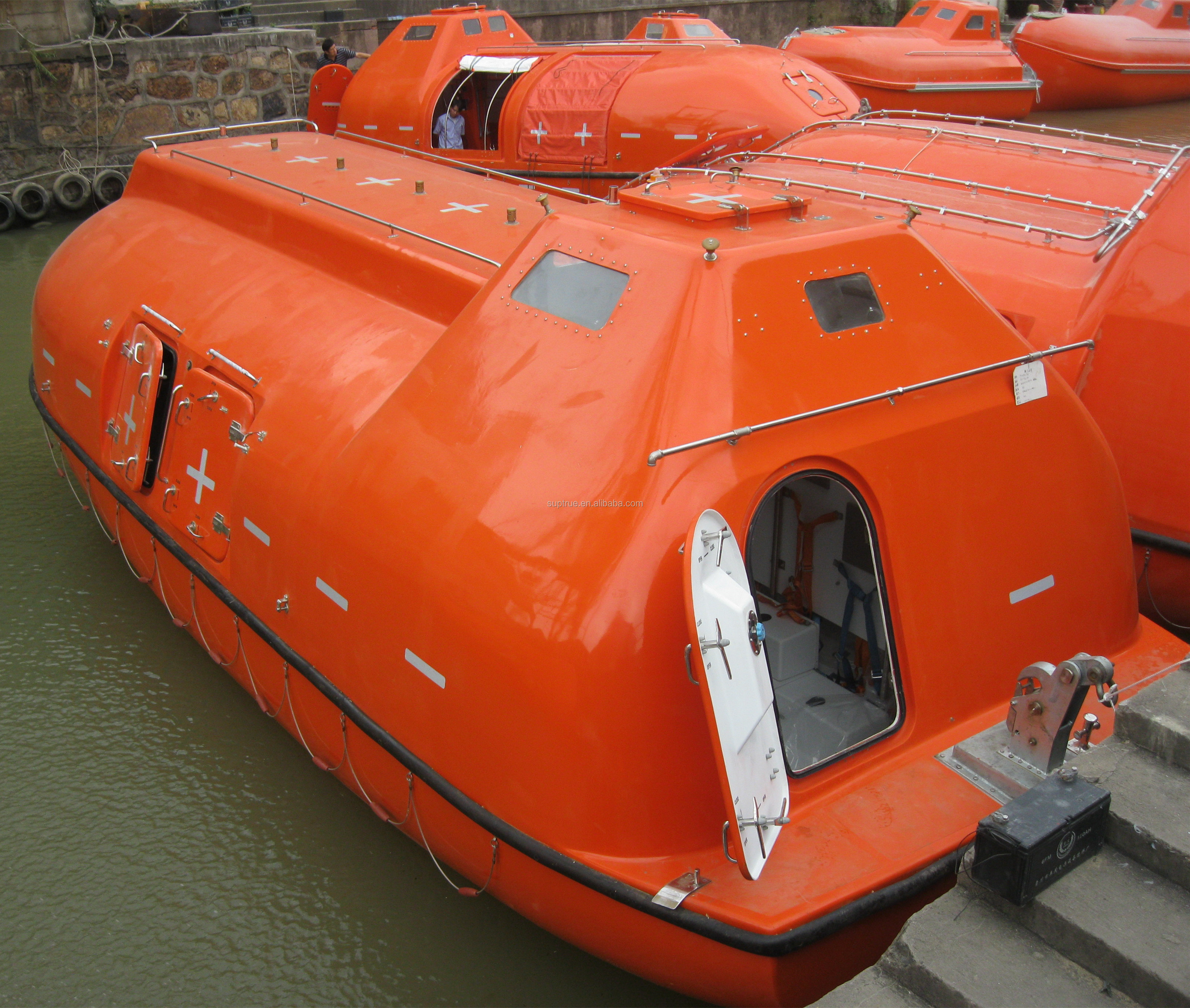 10m Marine Life Boat / FRP Enclosed Lifeboat for 16~150P