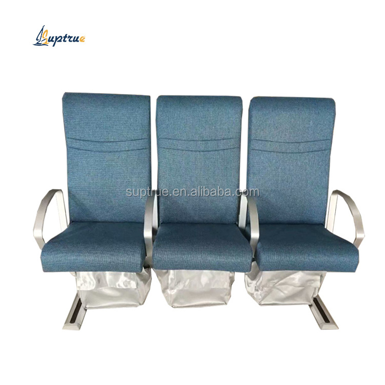 Adjustable customized two three four seats per row marine boat passenger boat seat