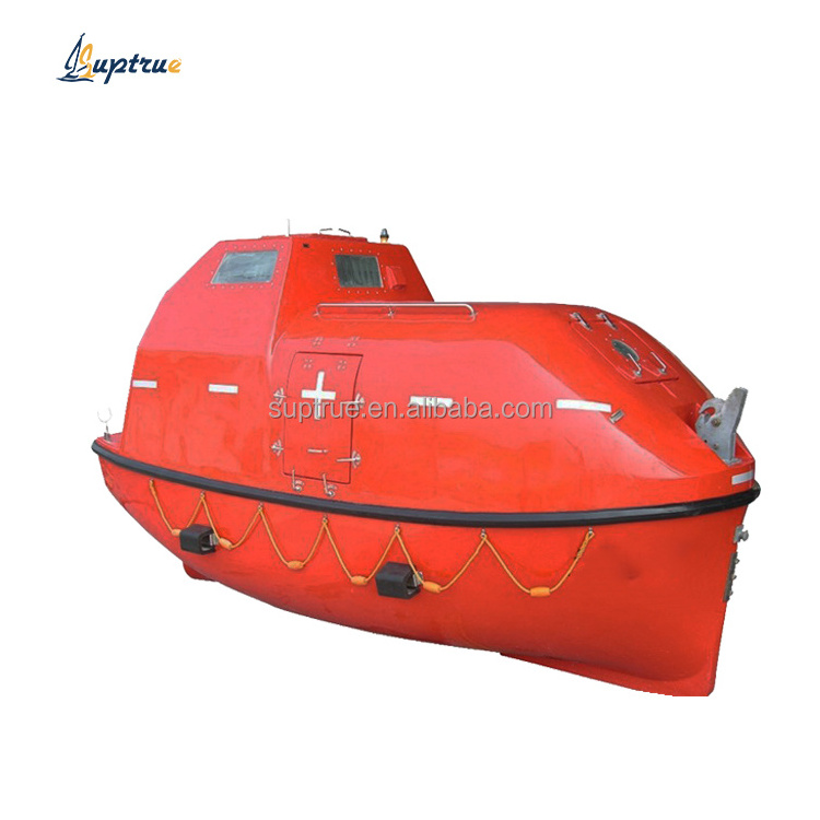 Marine safety equipment Solas approved marine rescue FRP totally enclosed lifeboat