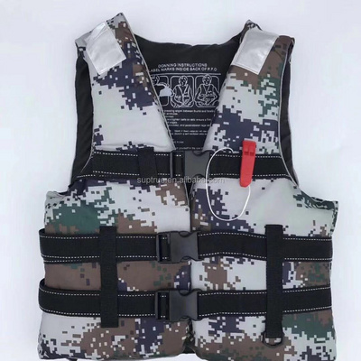 Suptrue Grey camouflage  rescue adult pfd camouflage life jaket vest