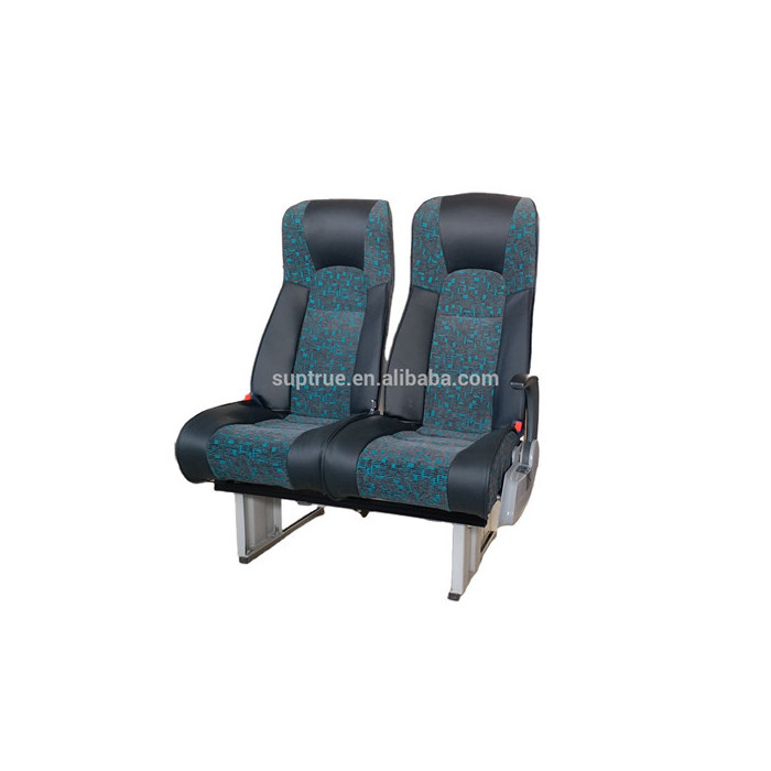 Custom made leather fabric Luxury Coach Buses Seats For Sale