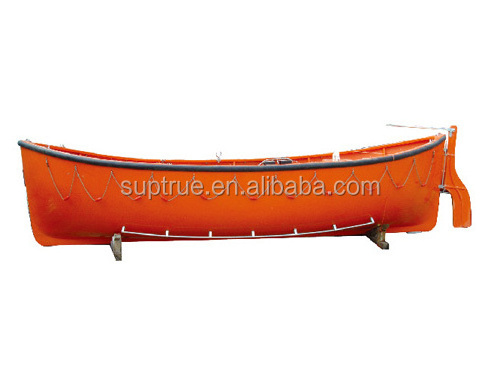 China manufacturers 7.5m 43P Marine Used FRP Open Lifeboat With Diesel Engine For Sale